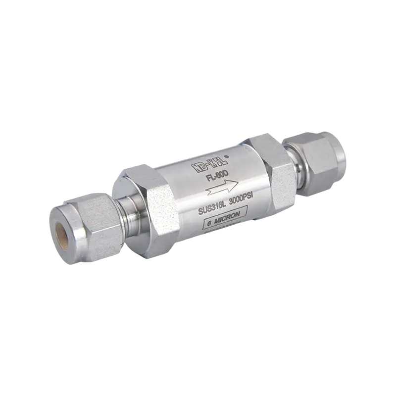 316L roestvrijstalen rechte gasfilters